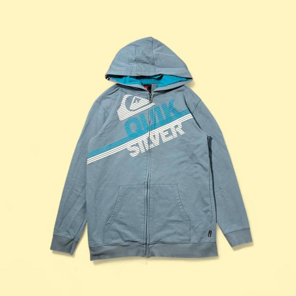 Vintage quiksilver blue zip up